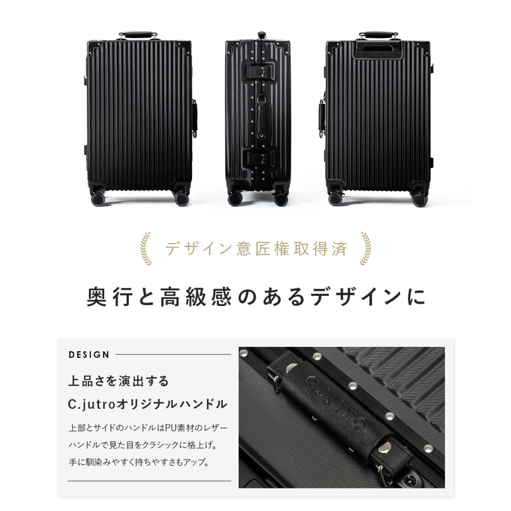【記録級スーツケース、遂に進化】Classica NEO2 スーツケース キャリーケース 機内持ち込み キャリーバッグ ロック付きキャスター 着脱可能キャスター