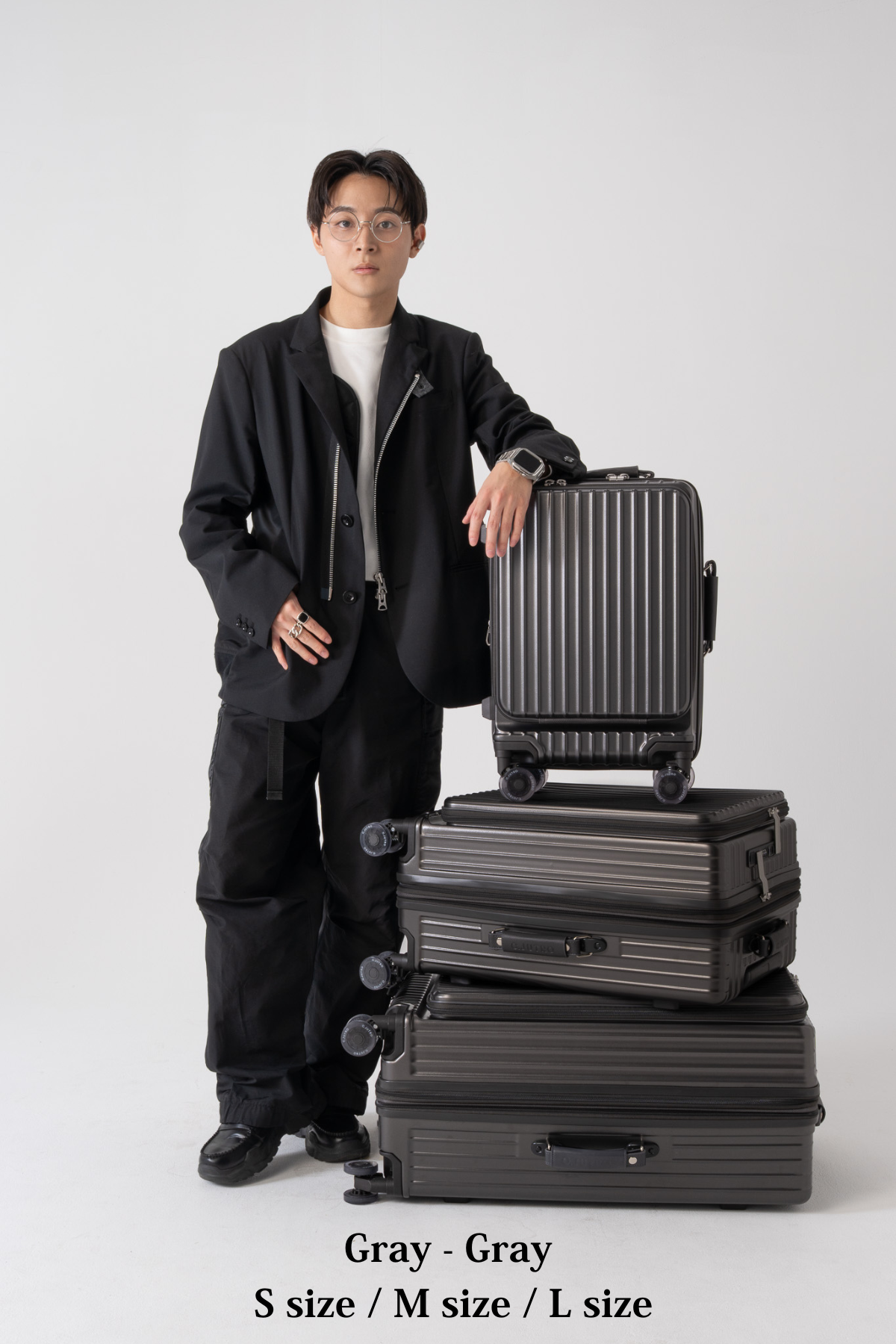 【衝撃の15機能|超多機能スーツケース】FRONTIER スーツケース キャリーケース 大型 7泊以上 キャリーバッグ フロントオープン ダイレクトイン 横開き 拡張 盗難防止