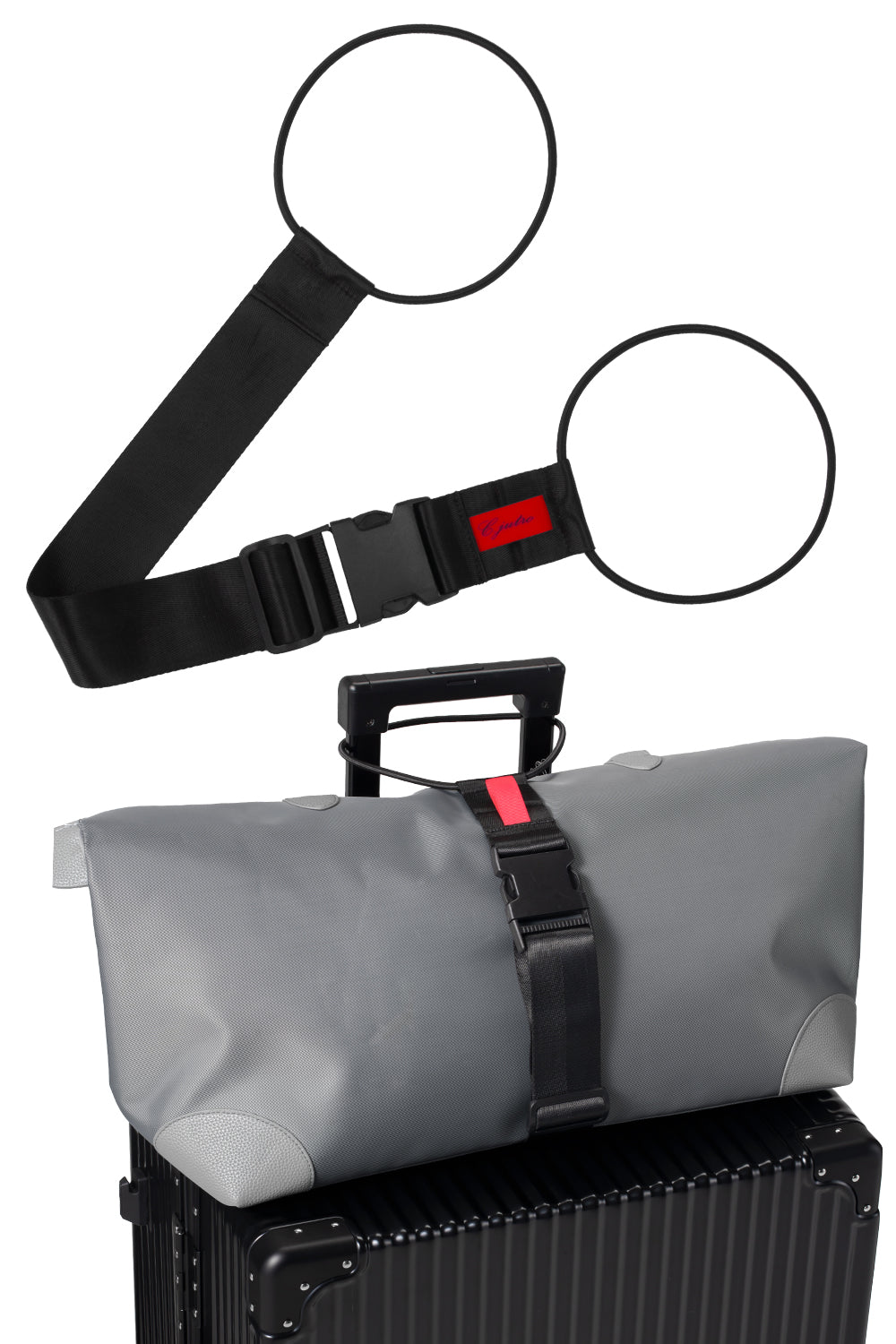 【整理収納アドバイザー監修】 荷物固定ベルト 旅行便利グッズ キャリーケース バンド ベルト 旅行用品 バッグとめるベルト 荷物 固定ベルト