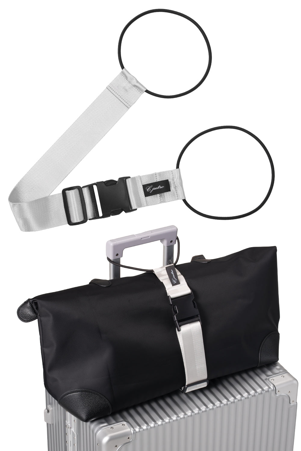 【整理収納アドバイザー監修】 荷物固定ベルト 旅行便利グッズ キャリーケース バンド ベルト 旅行用品 バッグとめるベルト 荷物 固定ベルト