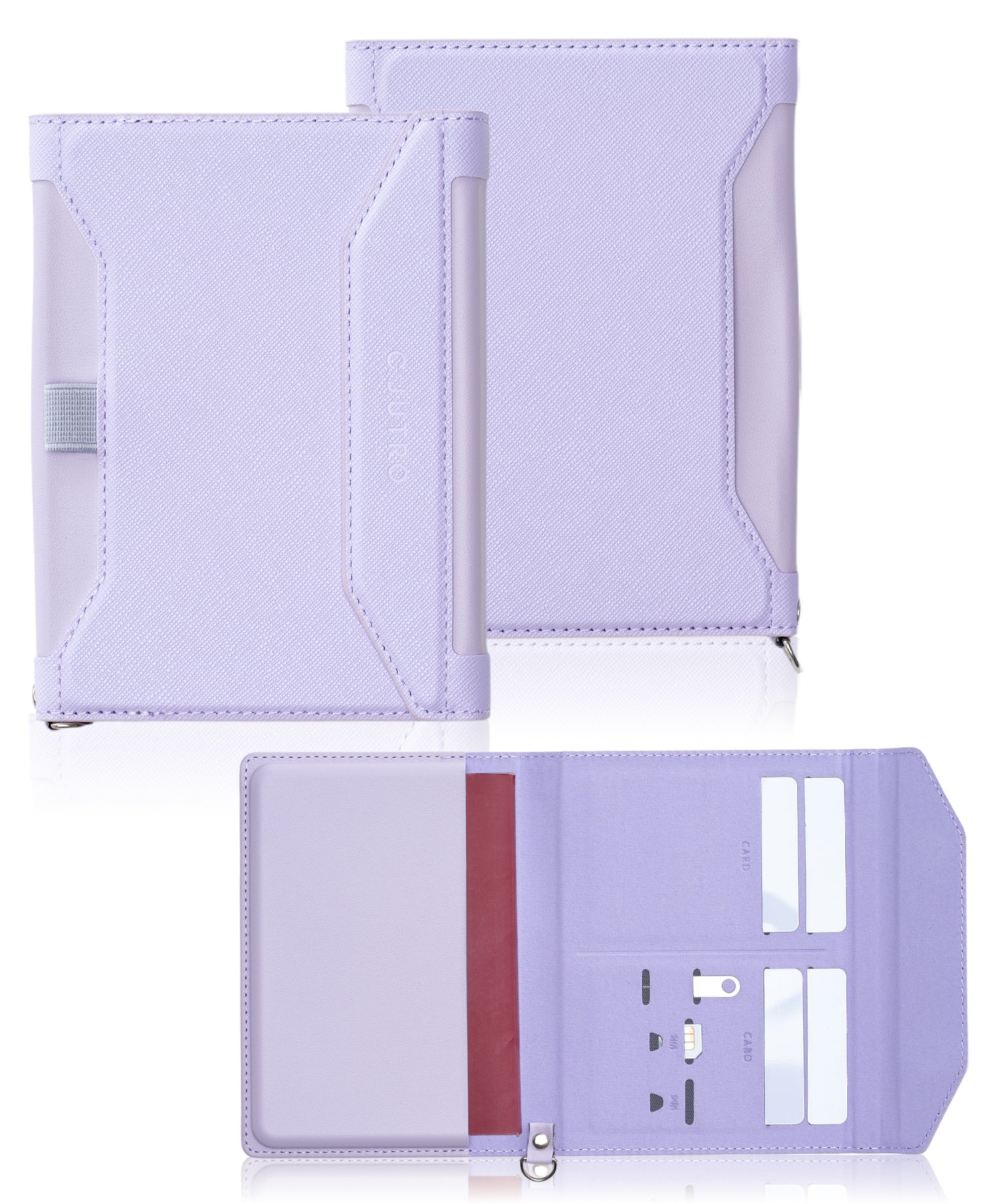 【薄型×大容量】 パスポートケース パスポートカバー トラベルポーチ 旅行用品 ヴィーガンレザー 撥水 耐久性 カード収納 SIMポケット付き ペンホルダー搭載 軽量 コンパクト 男女兼用 ギフト用化粧箱