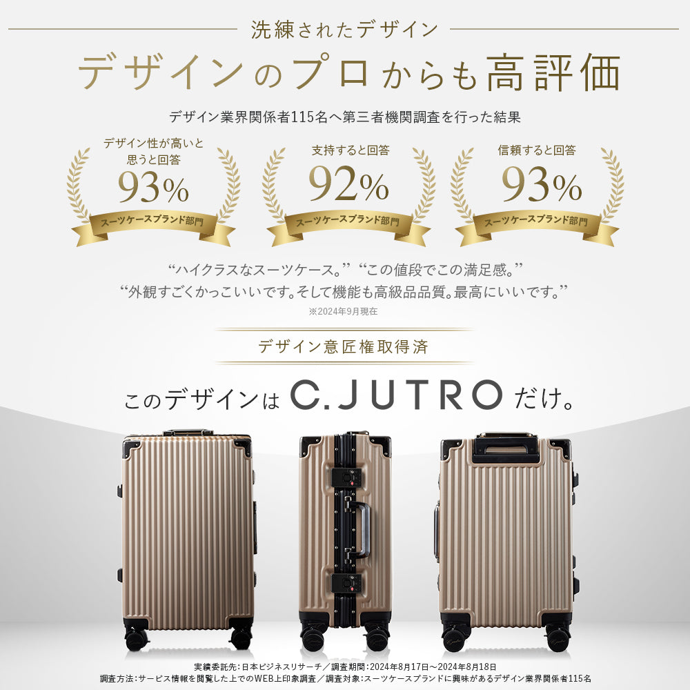 2024年最新作_日本企業企画】キャリーケース 多機能・2ロック高